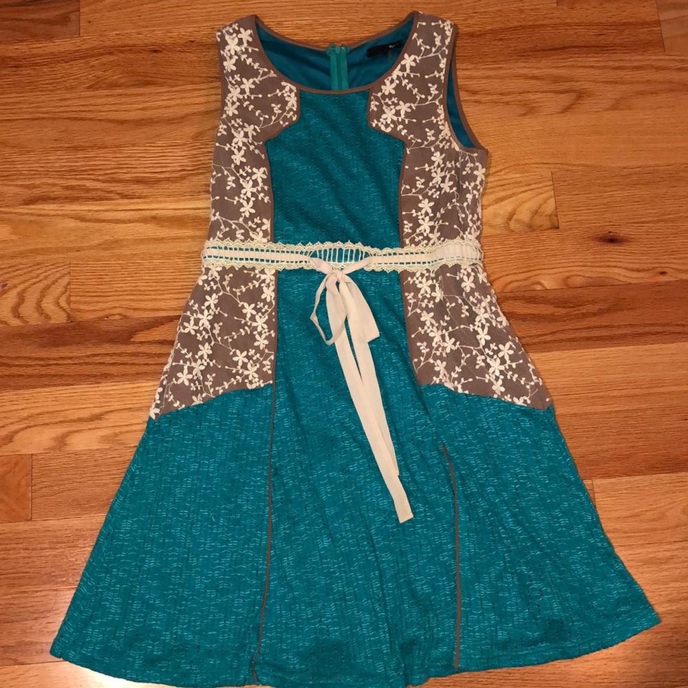 Blue and brown dress. Bought from alterd state